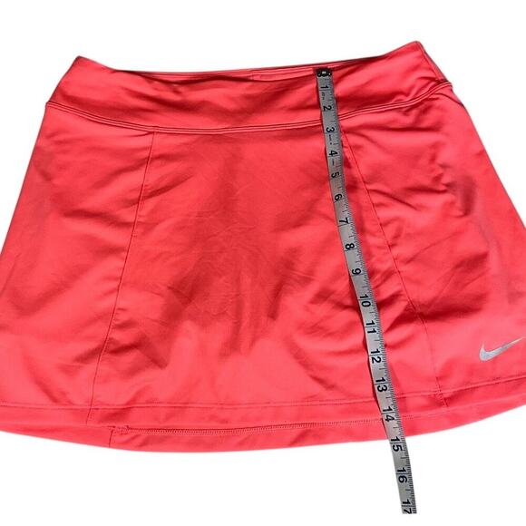 Nike Dri- Fit  Golf/ Tennis Mini Skirt With Built In Shorts Coral Medium Active - Picture 7 of 10